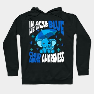 In April Blue Child Abuse Hoodie